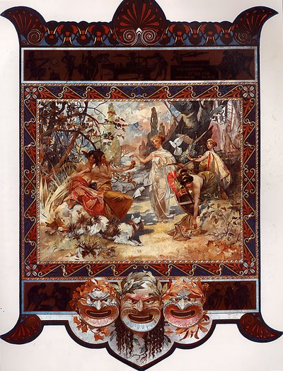 The Judgement of Paris by Alphonse Mucha